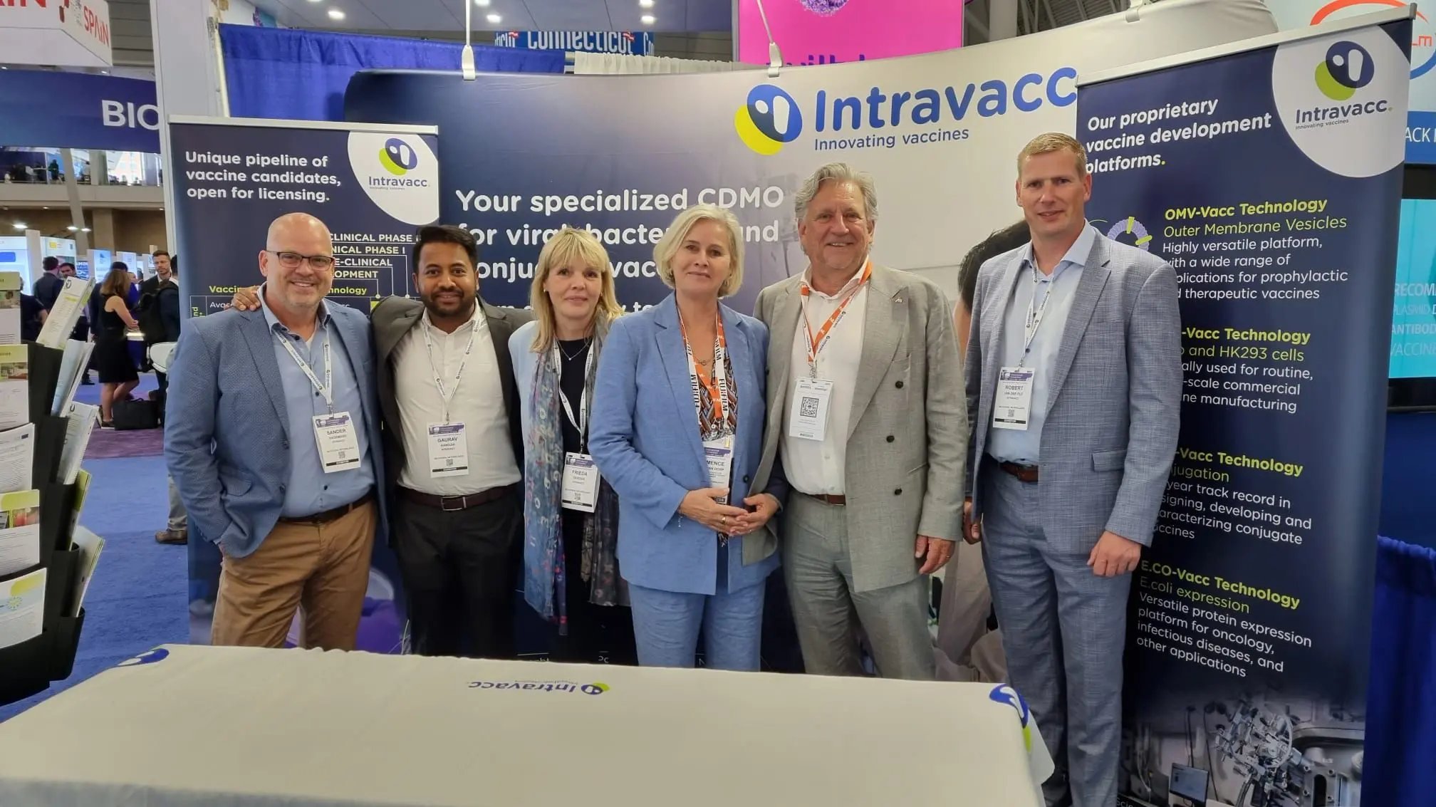 Intravacc recently participated in the renowned “Bio International Conference” held in Intravacc’s BD Team and CEO welcomed former Dutch State Secretary for Health, Welfare and Sport Ms. Ross - Van Dorp in our booth. Visit Boston